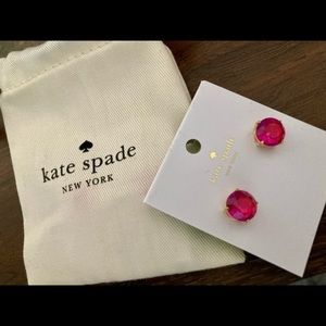 Kate Spade pink studs